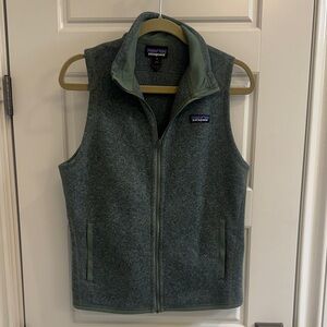 Patagonia Forest Green Zip-Up Vest